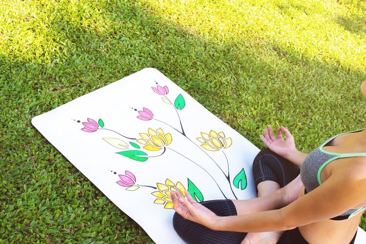 The Yoga Mat You Can Draw On