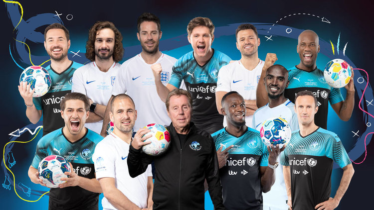 Premier league legends, cantona, keane, pires and essien all to star in soccer aid world xi!