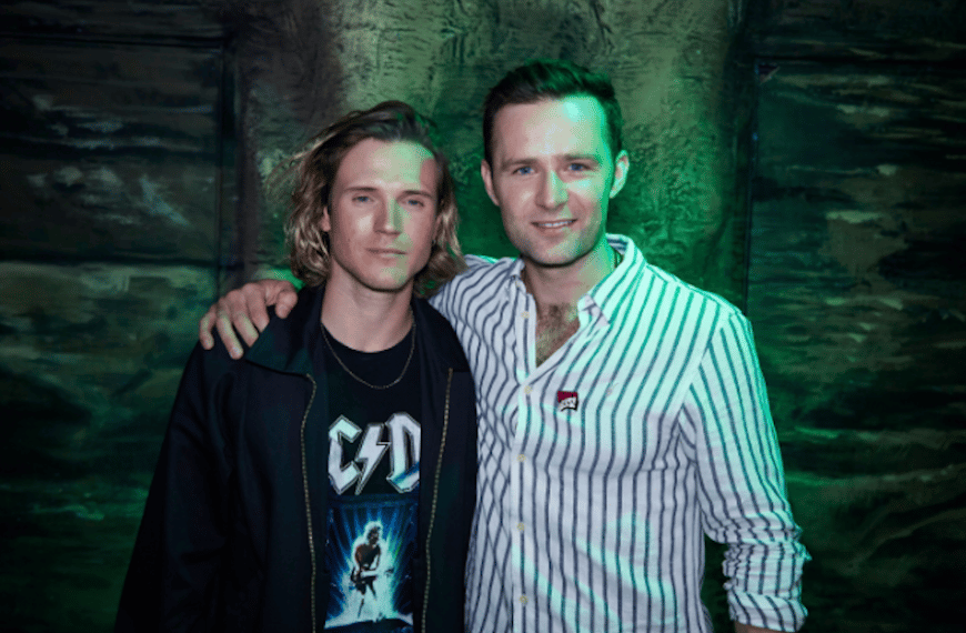 Dougie poynter and mcfly celebrate launch of his new eco-book