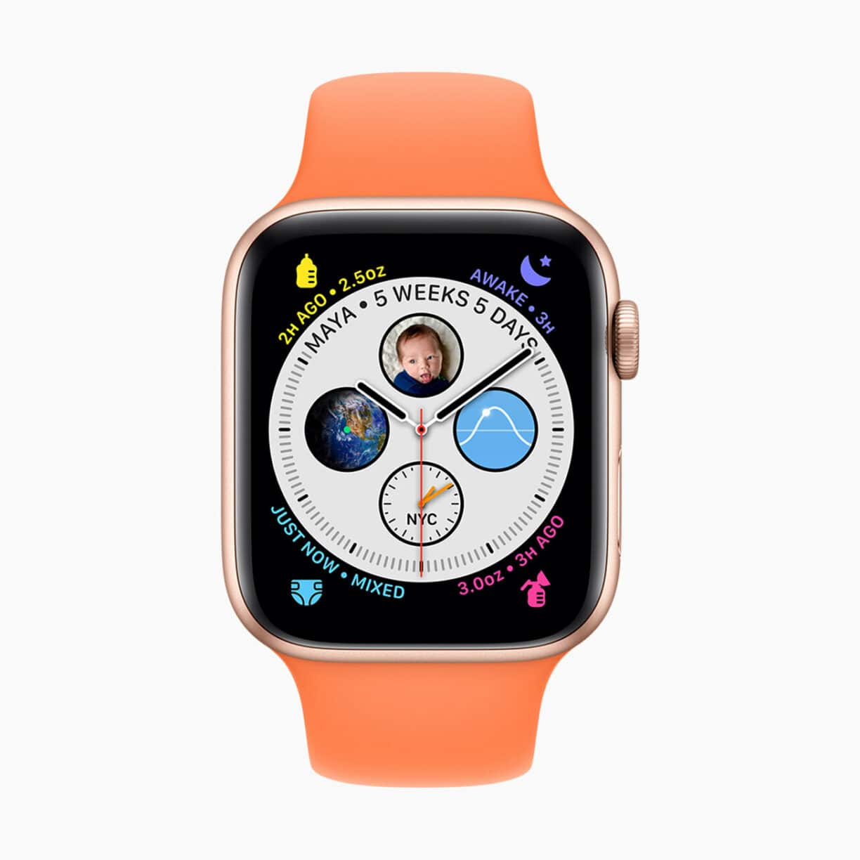 Apple watch watchos7 glow baby screen 06222020