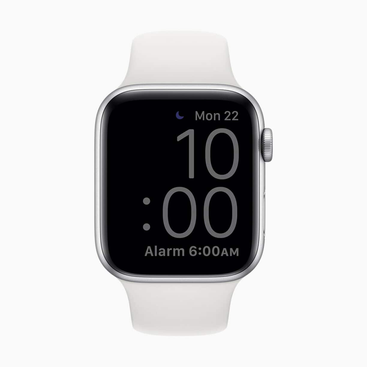Apple watch watchos7 sleep mode dim 06222020
