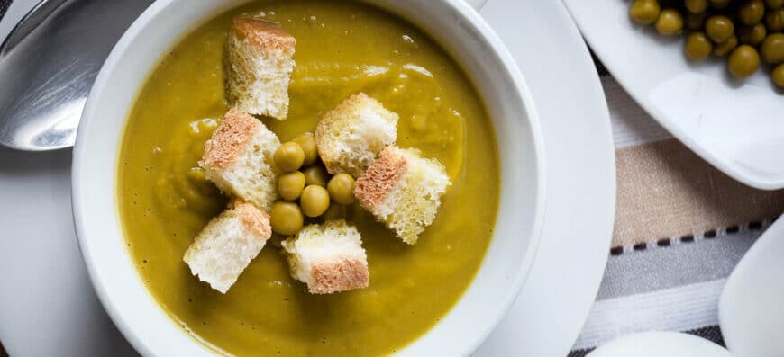 Protein Packed Celery and Pea Protein Soup Recipe