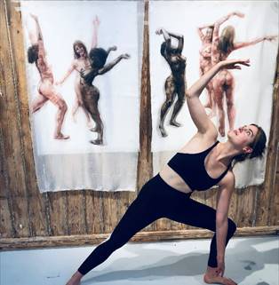 Yoga Meets Art at Noho Studios