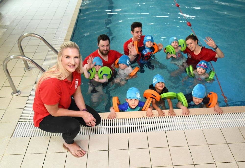Youngsters Receive Special Swimming Lesson With Olympic Gold Medallist Becky Adlington