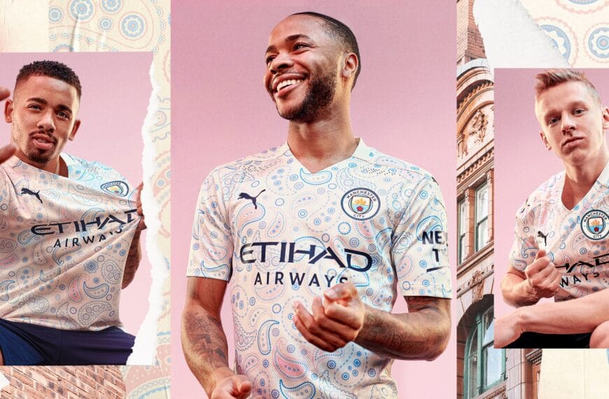 Puma Celebrates Manchester Music And Fashion Culture With City’s Paisley Third Kit