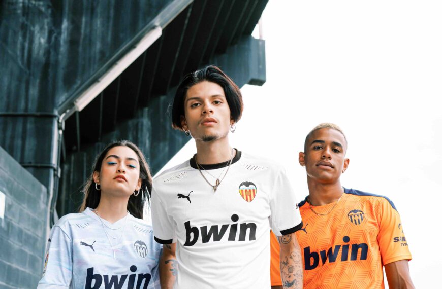 Valencia Home, Away and Third Kits for the 20/21 Season ‘Born from Bravery’ Motto