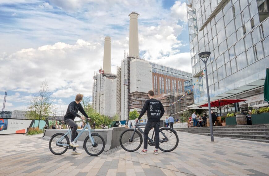Ride the future with vanmoof at battersea power station