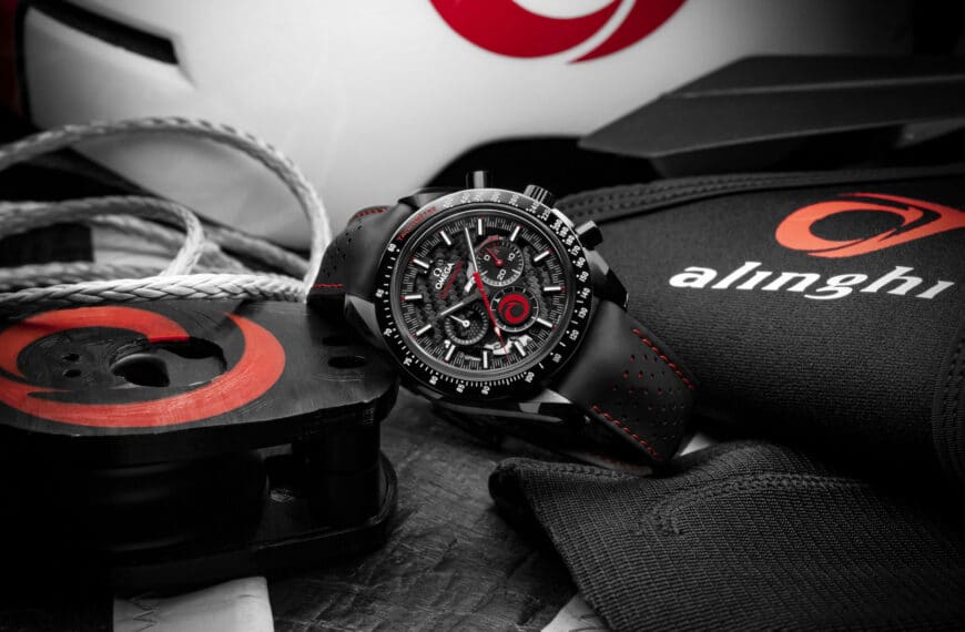 OMEGA and ALINGHI Celebrate Partnership with a Brand New Speedmaster