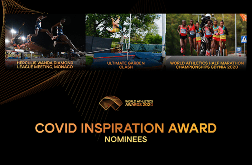 Nominees announced for athletics covid inspiration award