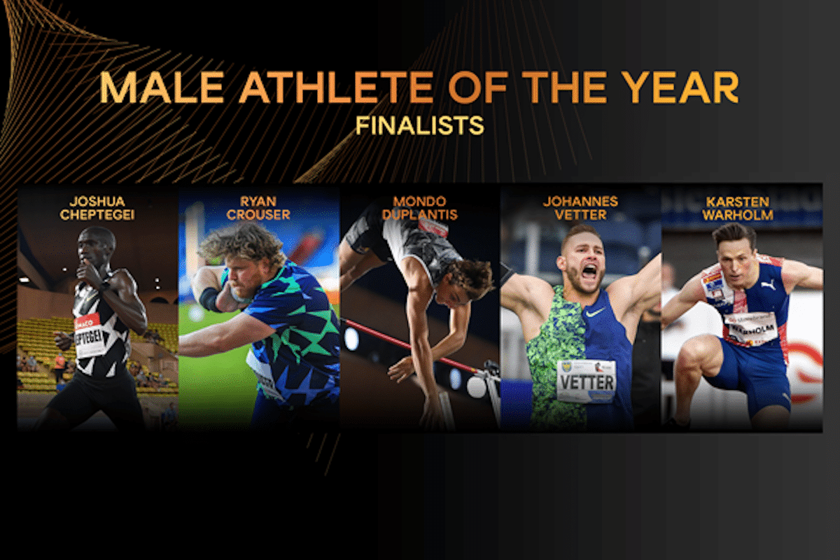 Who was the male athlete of the year 2020