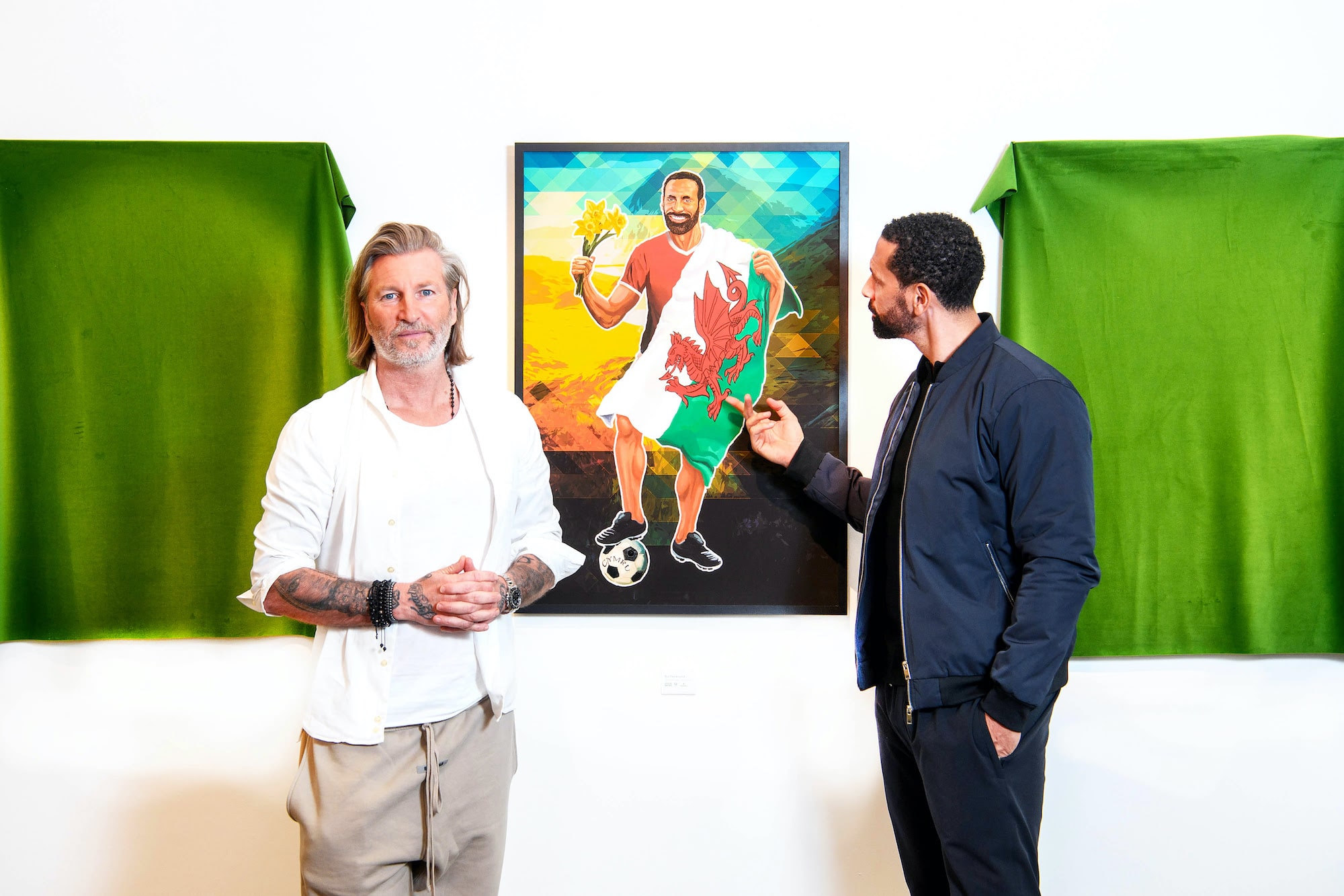 Rio Ferdinand Portrayed As A Welsh Icon By Friendly Rival Robbie Savage