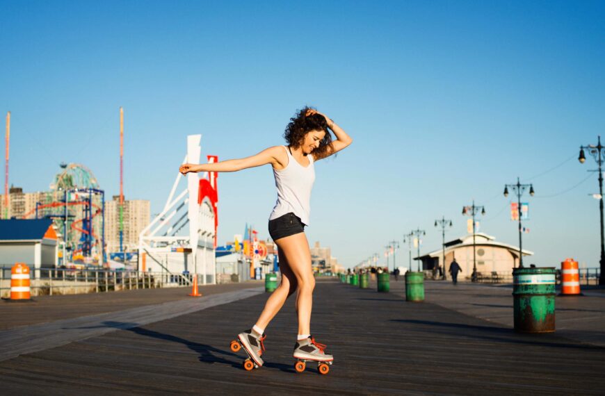 Roller skating offers some serious health benefits – and it’s fun