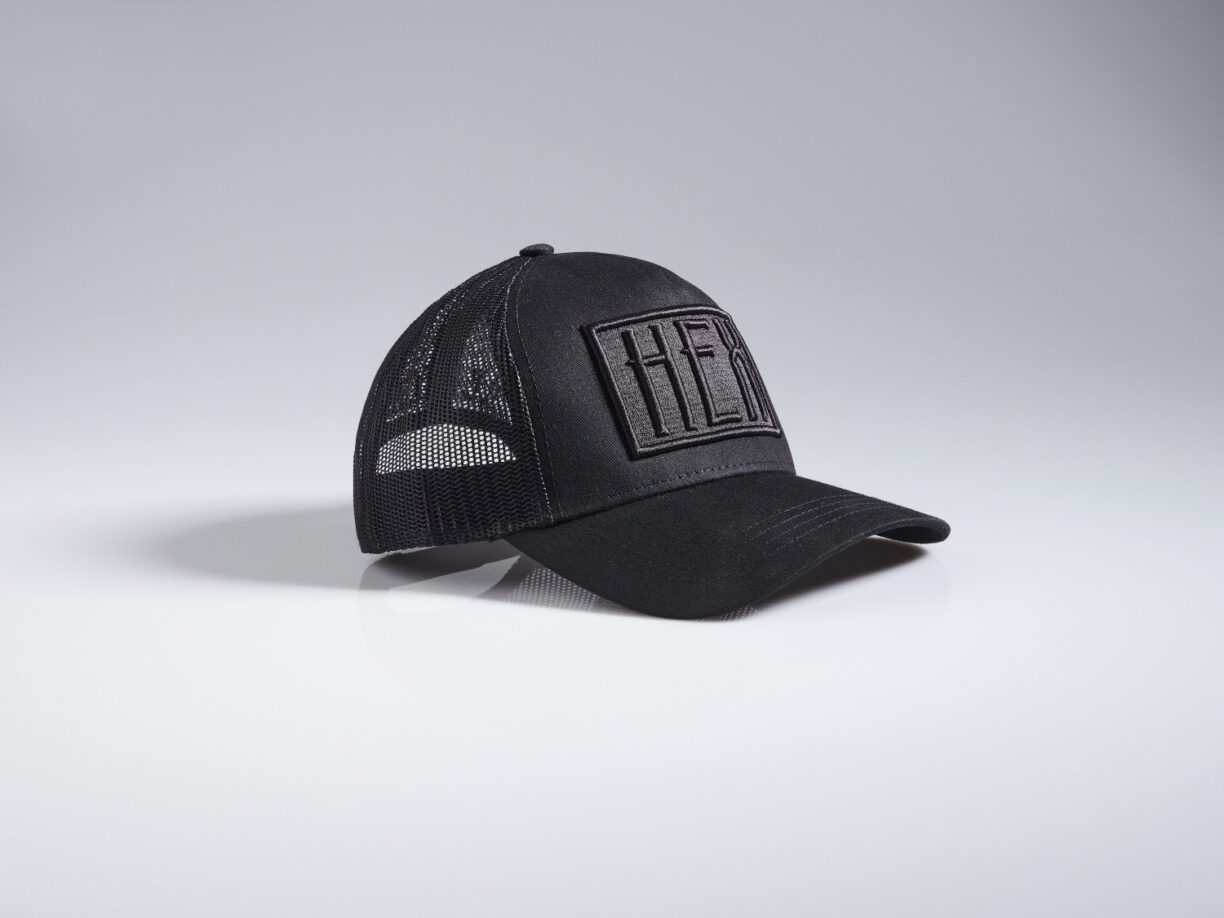 Hex MCR Unisex Triple Black Caged Trucker Hat