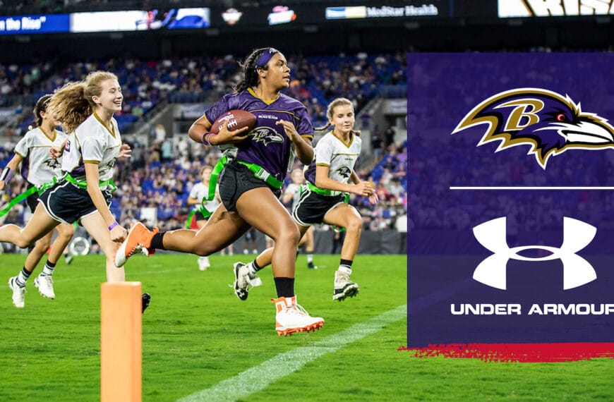 Baltimore Ravens & Under Armour Partner To Create High School Girls Flag Football