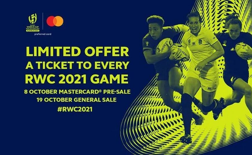 Rugby World Cup 2021 Launches Limited Edition Mastercard RWC 2021 Tournament Pass To Celebrate One Year To Go Milestone