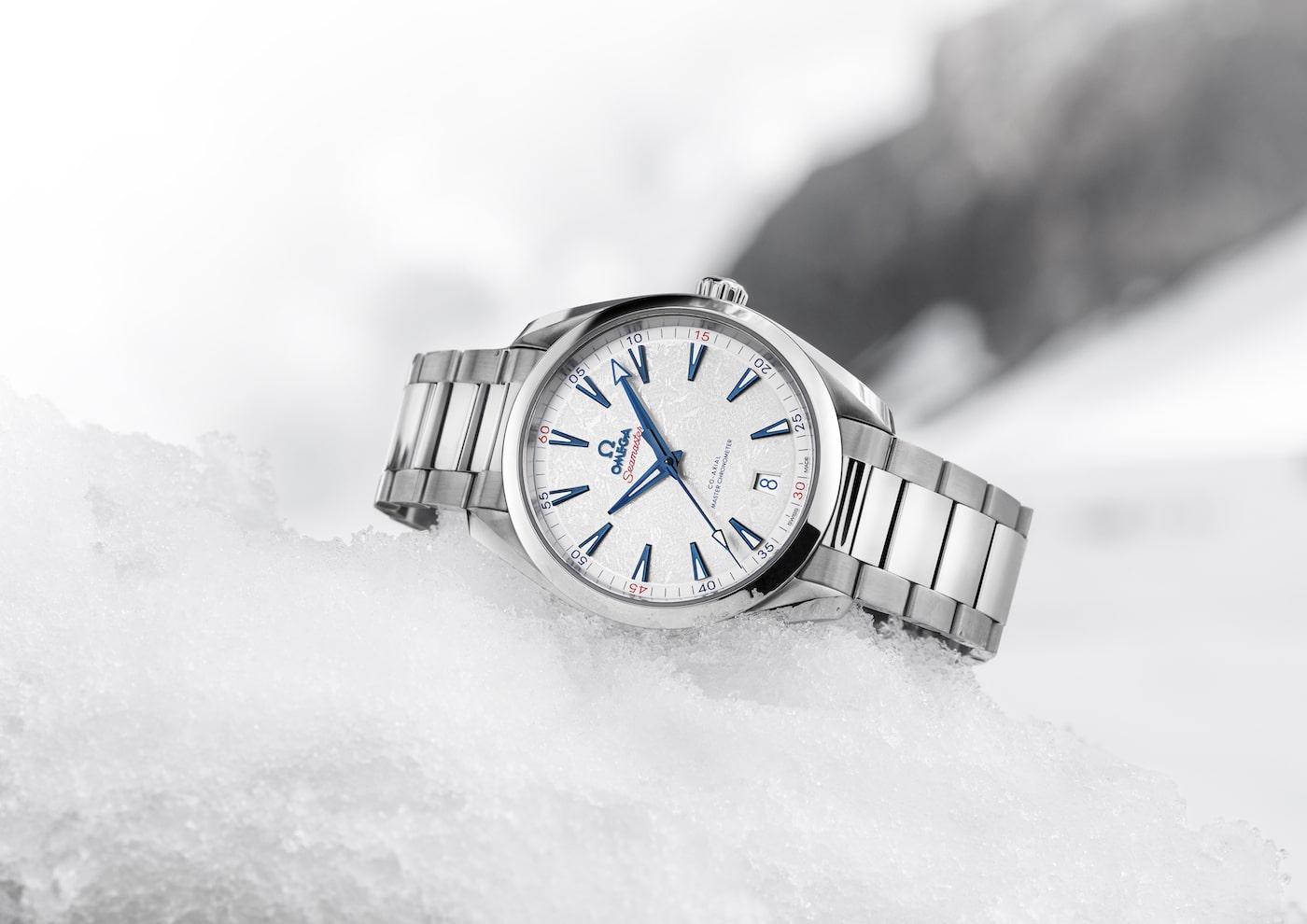 The ice-inspired omega watch for beijing 2022