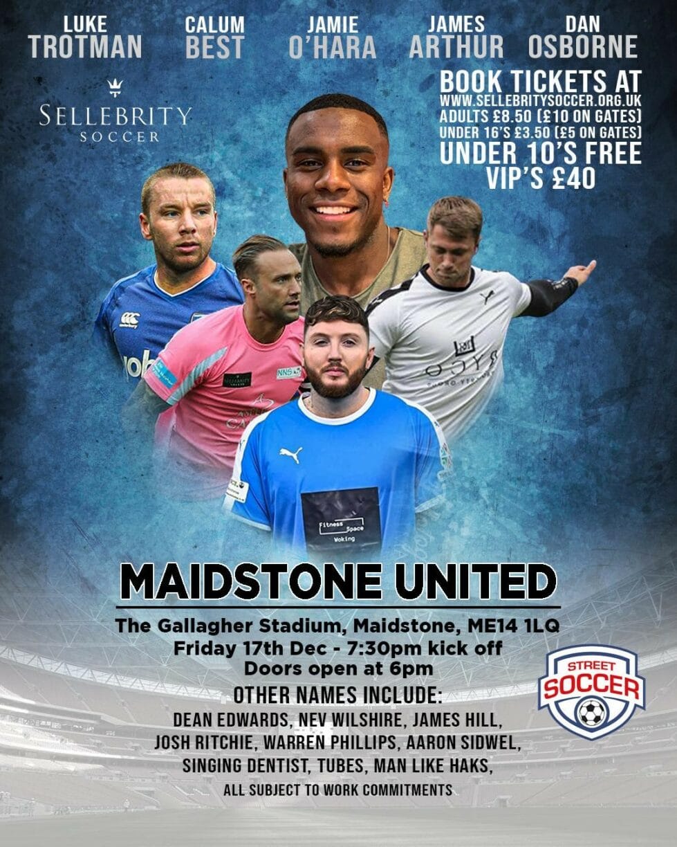 street soccer foundation maidstone united flyer