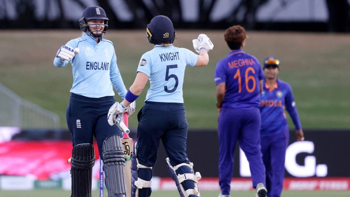 England Women On The Board After Victory Over India