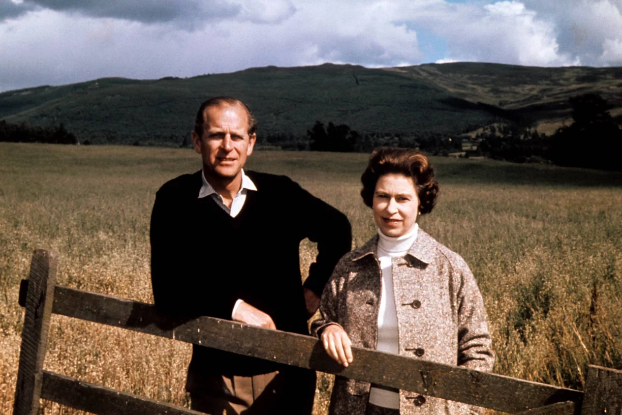 The Queen with the Duke of Edinburgh