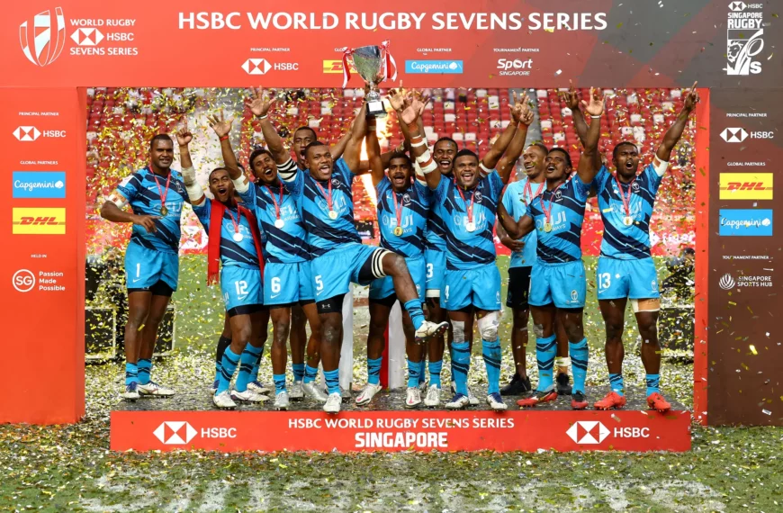 Sensational Fiji Claim HSBC Singapore Rugby Sevens Title On Series Return