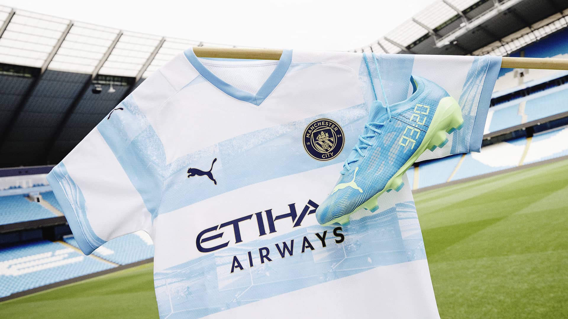 Puma Launch 93:20 Manchester City Pre-Match Jersey And Ultra Football Boots To Celebrate The 10 Year Anniversary Of The Famous Sergio Agüero Goal