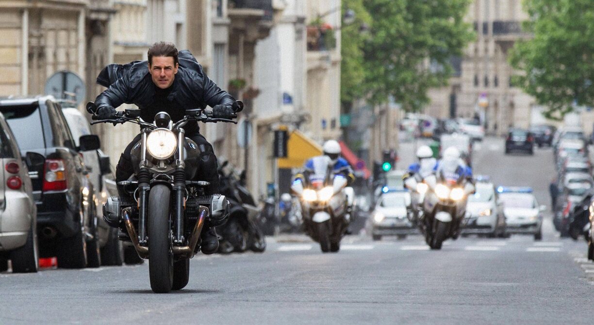 Tom Cruise on Motorbike