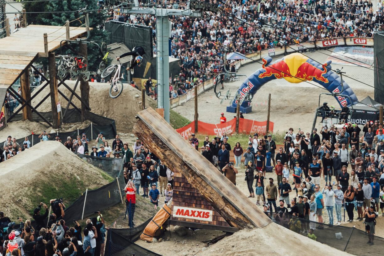 Emil johansson performs at red bull joyride in whistler canada on august 13 2022