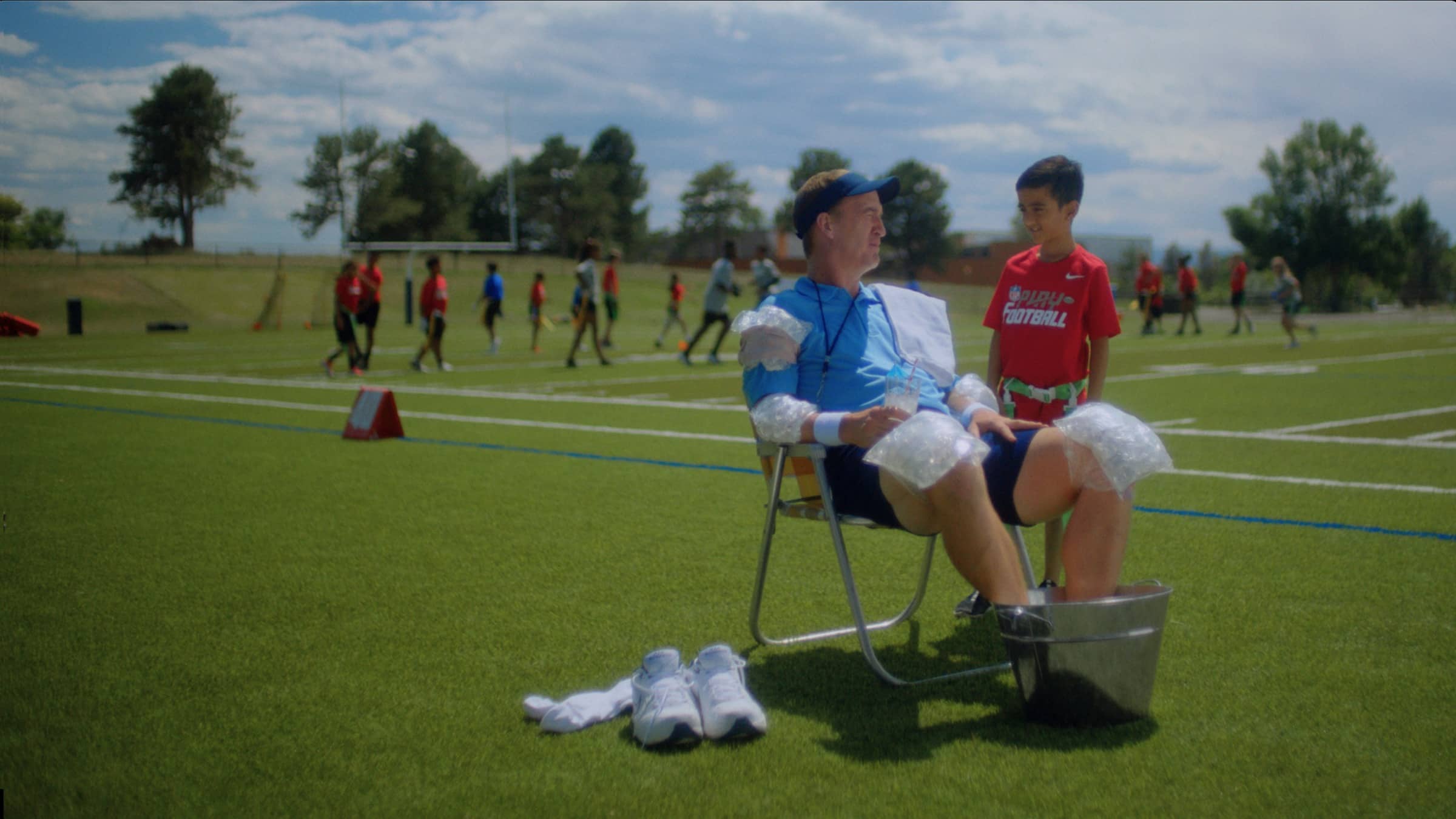 Peyton and eli manning show what next-generation football looks like in new nfl campaign for youth football