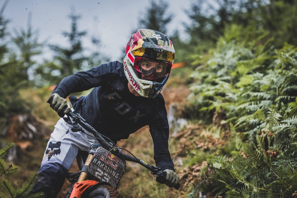 Jackson goldstone at red bull hardline 2022 in dinas mawydd, wales